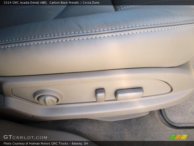 Carbon Black Metallic / Cocoa Dune 2014 GMC Acadia Denali AWD