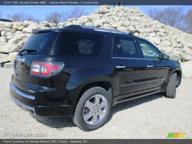 Carbon Black Metallic / Cocoa Dune 2014 GMC Acadia Denali AWD