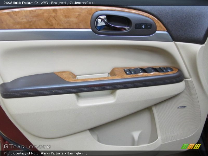 Red Jewel / Cashmere/Cocoa 2008 Buick Enclave CXL AWD
