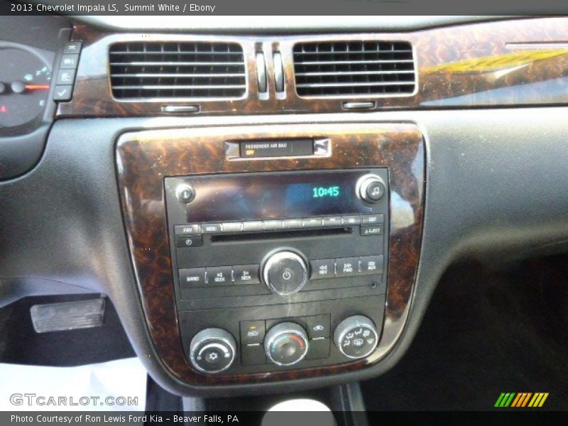 Summit White / Ebony 2013 Chevrolet Impala LS