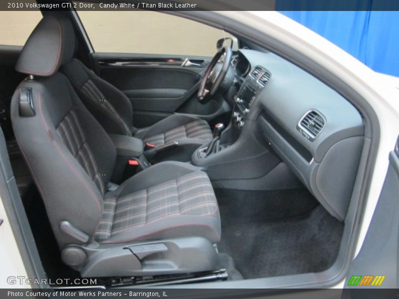 Front Seat of 2010 GTI 2 Door