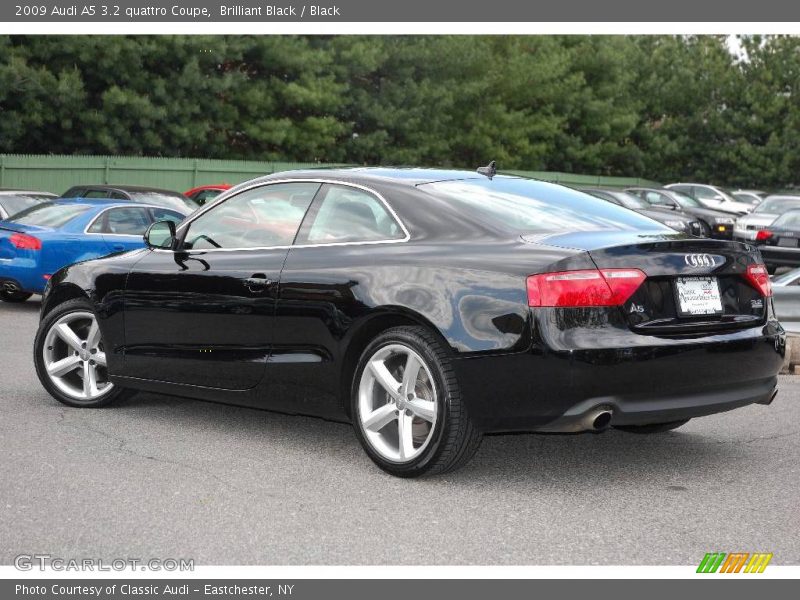 Brilliant Black / Black 2009 Audi A5 3.2 quattro Coupe