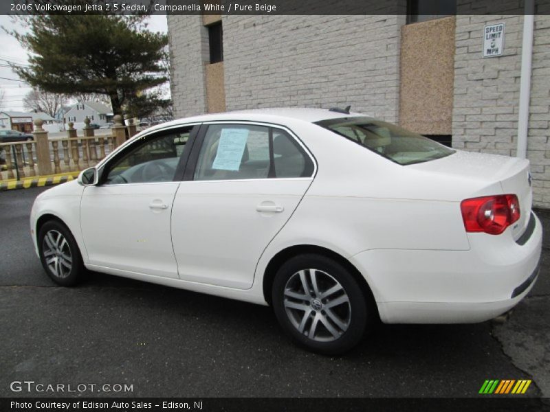 Campanella White / Pure Beige 2006 Volkswagen Jetta 2.5 Sedan