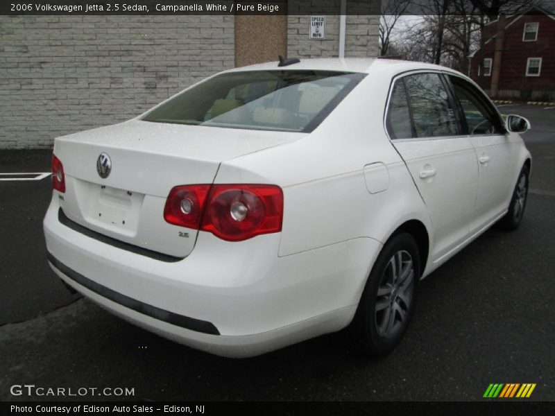 Campanella White / Pure Beige 2006 Volkswagen Jetta 2.5 Sedan