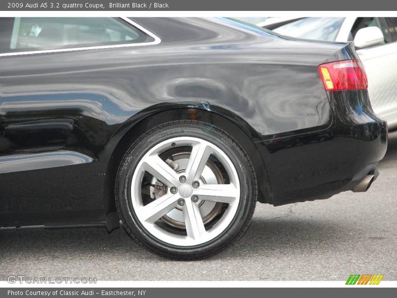 Brilliant Black / Black 2009 Audi A5 3.2 quattro Coupe