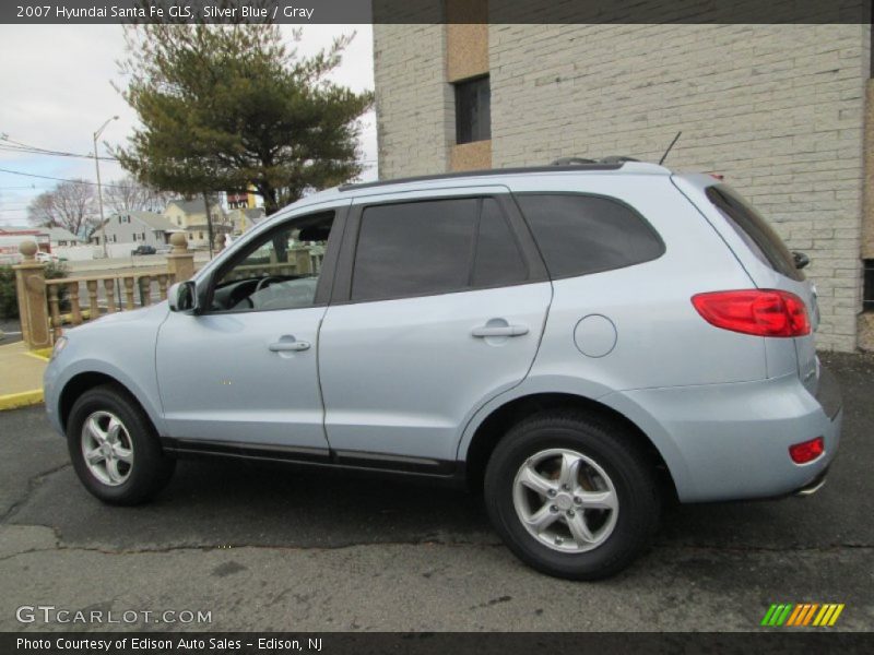 Silver Blue / Gray 2007 Hyundai Santa Fe GLS