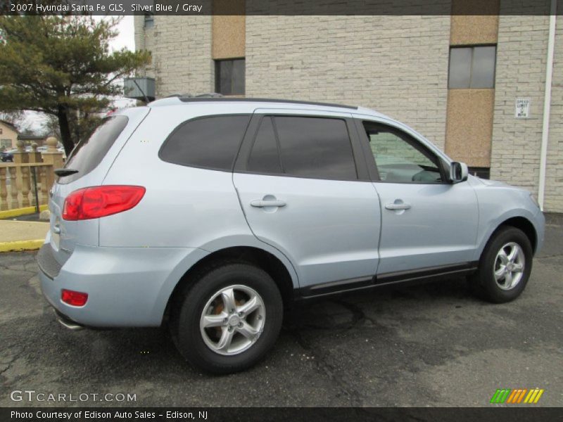 Silver Blue / Gray 2007 Hyundai Santa Fe GLS