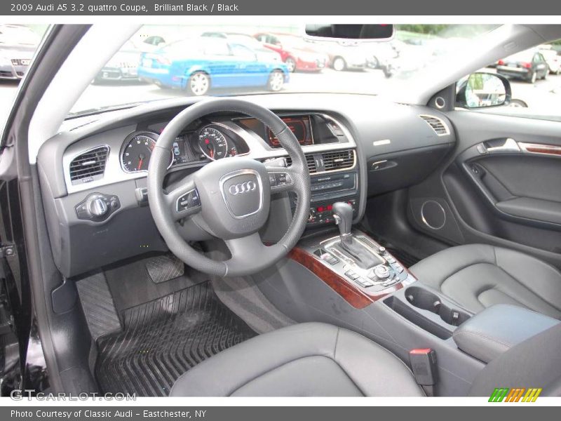 Brilliant Black / Black 2009 Audi A5 3.2 quattro Coupe