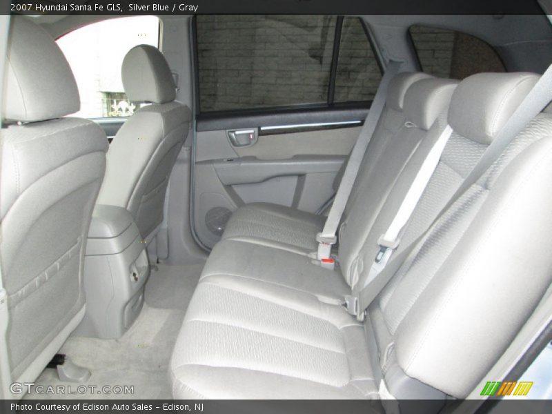 Silver Blue / Gray 2007 Hyundai Santa Fe GLS