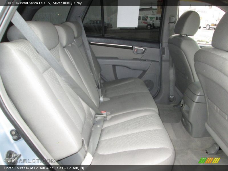 Silver Blue / Gray 2007 Hyundai Santa Fe GLS