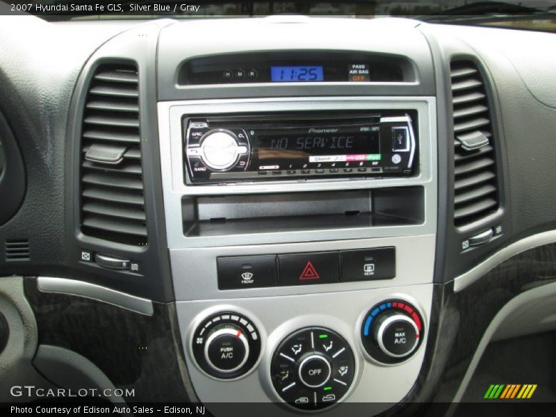 Silver Blue / Gray 2007 Hyundai Santa Fe GLS