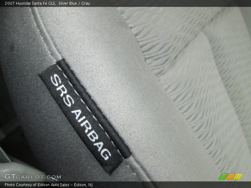 Silver Blue / Gray 2007 Hyundai Santa Fe GLS