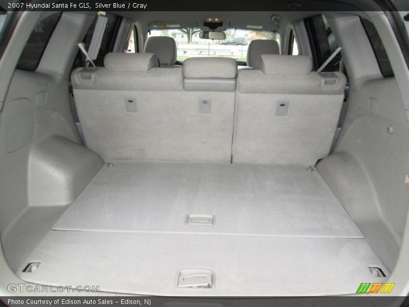 Silver Blue / Gray 2007 Hyundai Santa Fe GLS