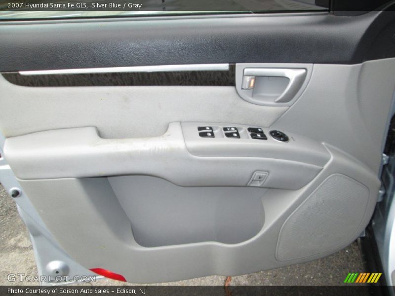 Silver Blue / Gray 2007 Hyundai Santa Fe GLS