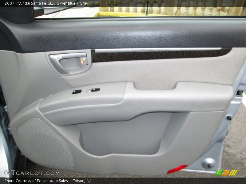 Silver Blue / Gray 2007 Hyundai Santa Fe GLS