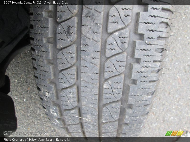 Silver Blue / Gray 2007 Hyundai Santa Fe GLS