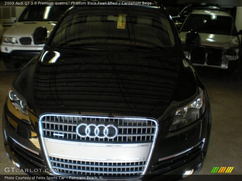Phantom Black Pearl Effect / Cardamom Beige 2009 Audi Q7 3.6 Premium quattro