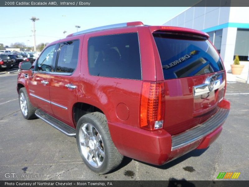 Infrared / Ebony 2008 Cadillac Escalade AWD