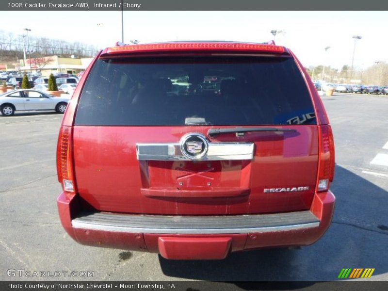 Infrared / Ebony 2008 Cadillac Escalade AWD