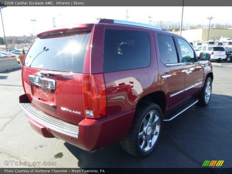 Infrared / Ebony 2008 Cadillac Escalade AWD