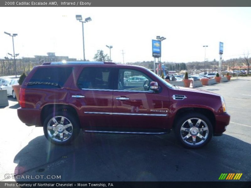 Infrared / Ebony 2008 Cadillac Escalade AWD