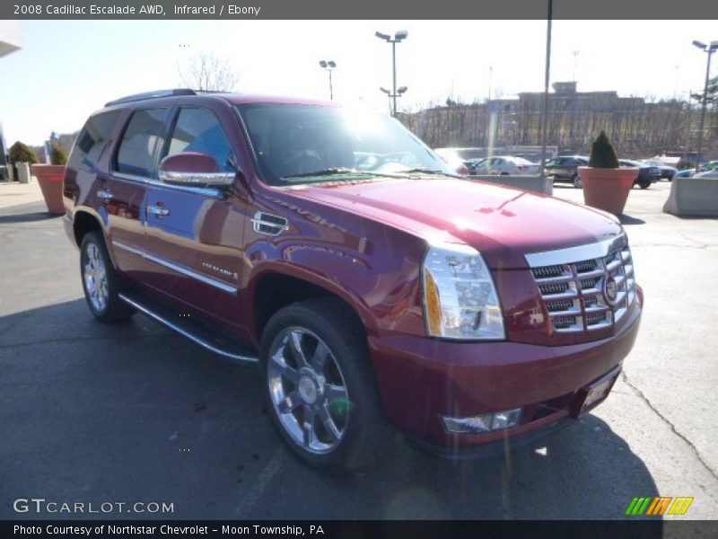 Infrared / Ebony 2008 Cadillac Escalade AWD