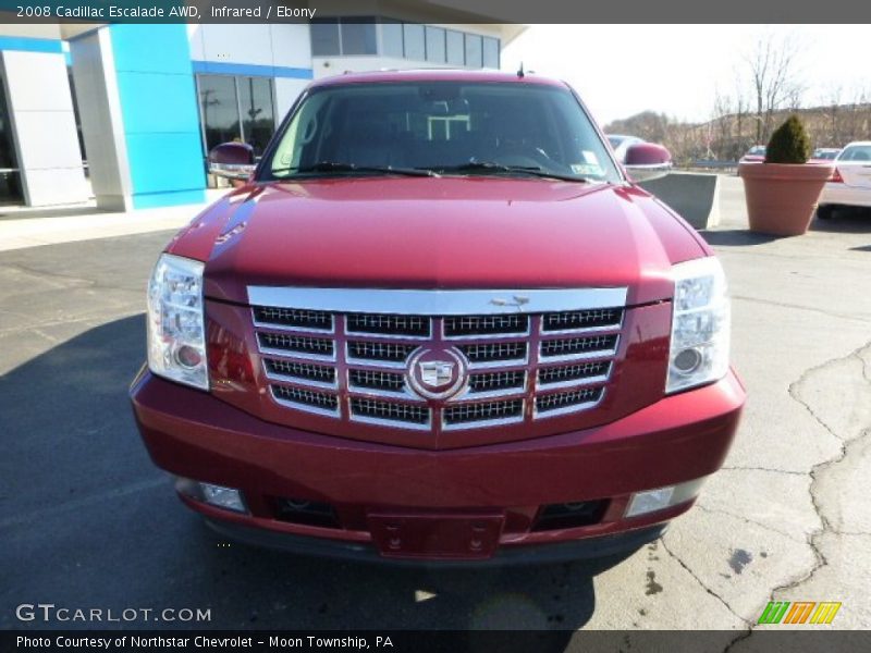 Infrared / Ebony 2008 Cadillac Escalade AWD