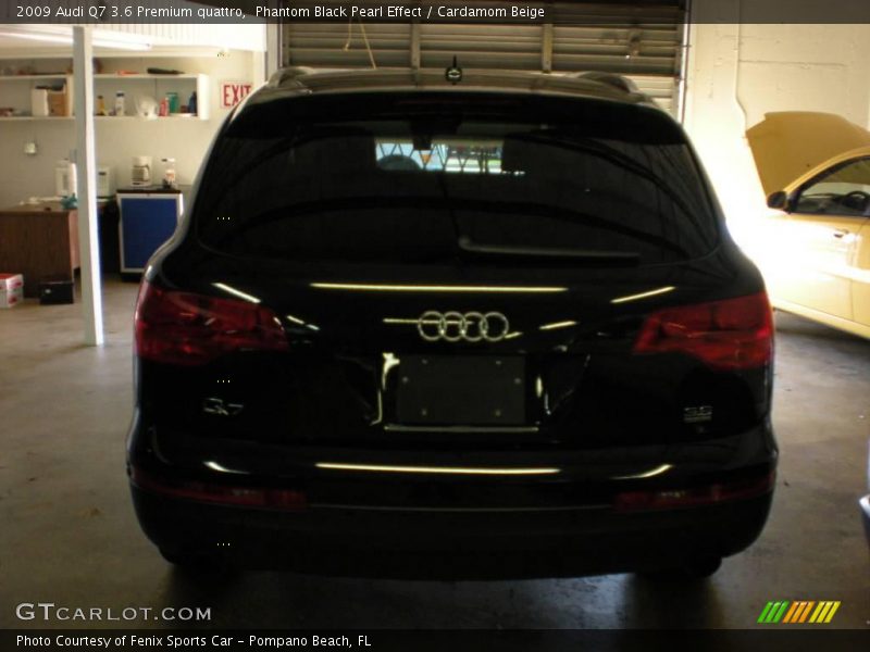 Phantom Black Pearl Effect / Cardamom Beige 2009 Audi Q7 3.6 Premium quattro