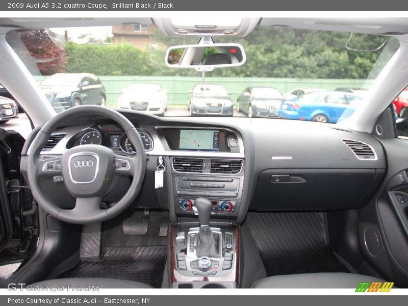 Brilliant Black / Black 2009 Audi A5 3.2 quattro Coupe
