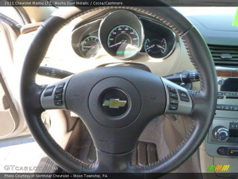 Mocha Steel Metallic / Cocoa/Cashmere 2011 Chevrolet Malibu LTZ