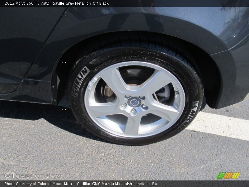 Saville Grey Metallic / Off Black 2013 Volvo S60 T5 AWD
