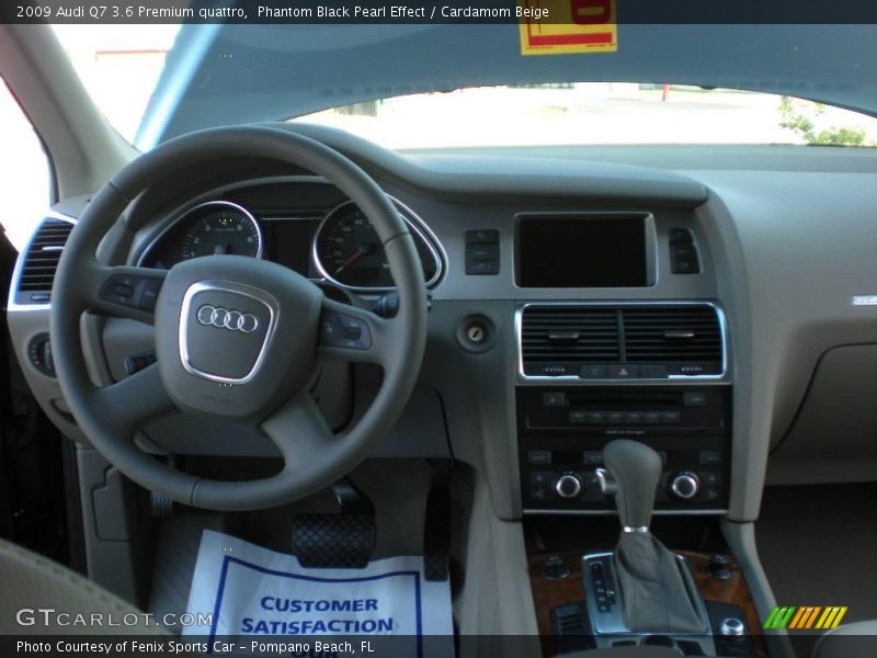 Phantom Black Pearl Effect / Cardamom Beige 2009 Audi Q7 3.6 Premium quattro