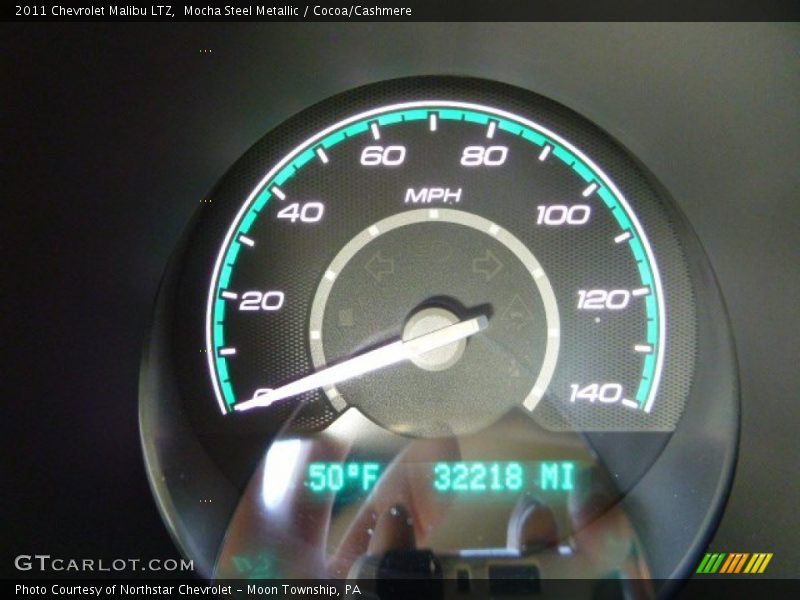 Mocha Steel Metallic / Cocoa/Cashmere 2011 Chevrolet Malibu LTZ