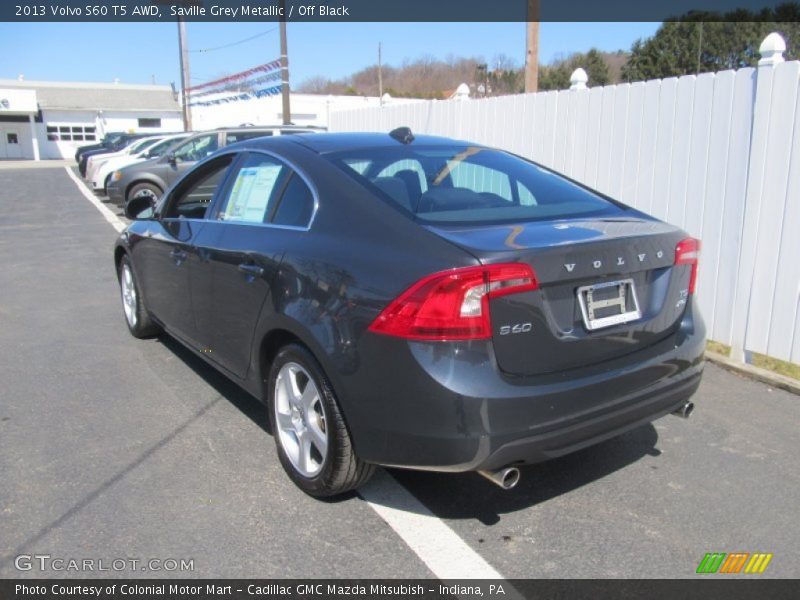 Saville Grey Metallic / Off Black 2013 Volvo S60 T5 AWD