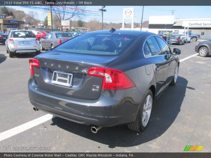Saville Grey Metallic / Off Black 2013 Volvo S60 T5 AWD