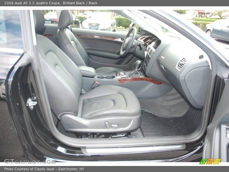 Brilliant Black / Black 2009 Audi A5 3.2 quattro Coupe