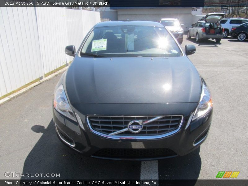 Saville Grey Metallic / Off Black 2013 Volvo S60 T5 AWD