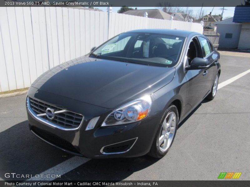 Saville Grey Metallic / Off Black 2013 Volvo S60 T5 AWD
