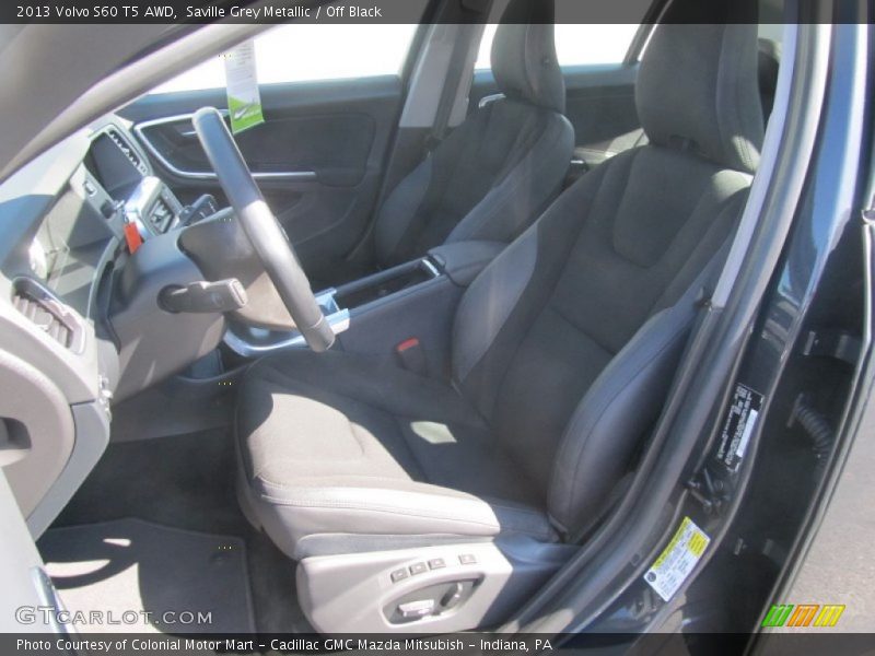 Saville Grey Metallic / Off Black 2013 Volvo S60 T5 AWD