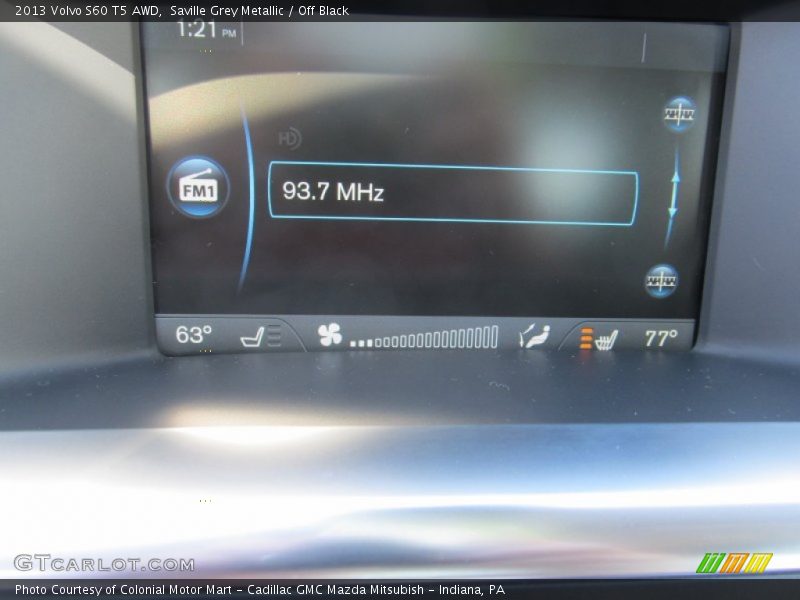 Saville Grey Metallic / Off Black 2013 Volvo S60 T5 AWD