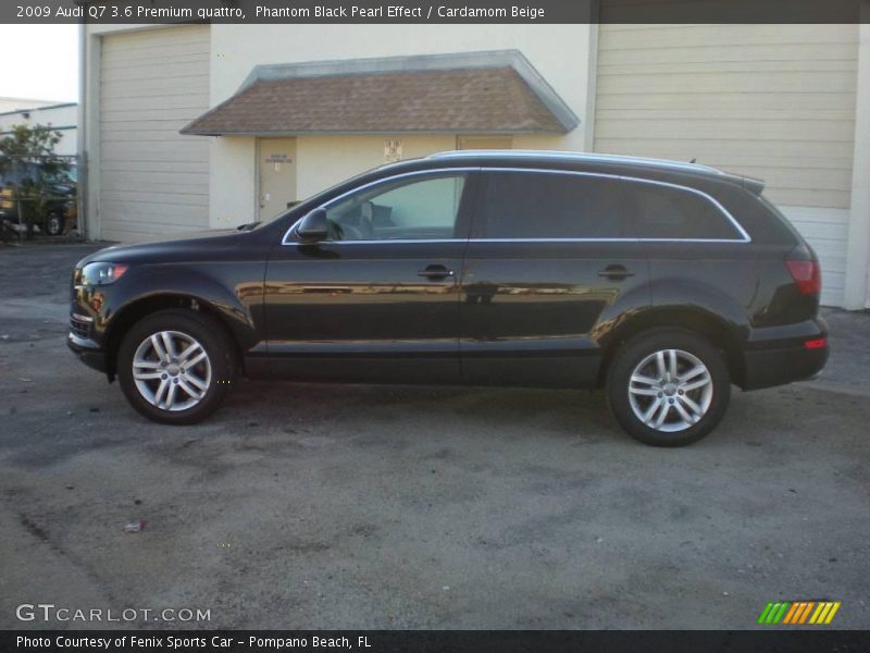 Phantom Black Pearl Effect / Cardamom Beige 2009 Audi Q7 3.6 Premium quattro