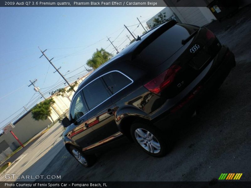 Phantom Black Pearl Effect / Cardamom Beige 2009 Audi Q7 3.6 Premium quattro