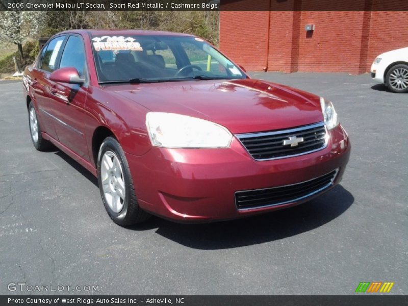Sport Red Metallic / Cashmere Beige 2006 Chevrolet Malibu LT Sedan