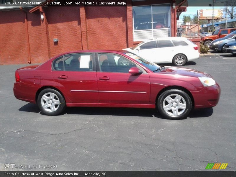 Sport Red Metallic / Cashmere Beige 2006 Chevrolet Malibu LT Sedan