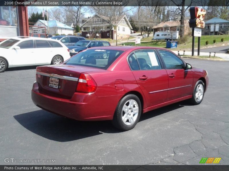 Sport Red Metallic / Cashmere Beige 2006 Chevrolet Malibu LT Sedan