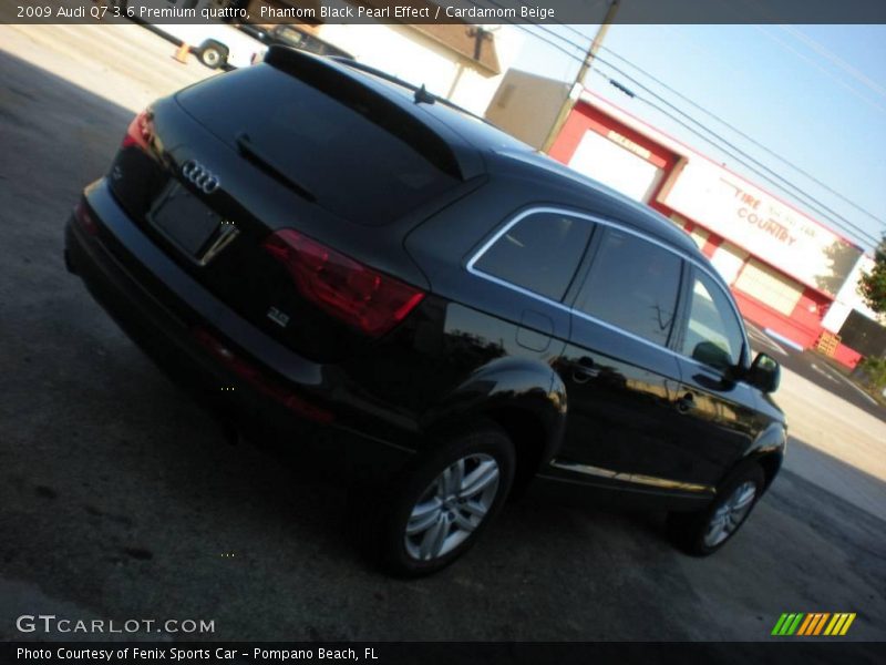 Phantom Black Pearl Effect / Cardamom Beige 2009 Audi Q7 3.6 Premium quattro