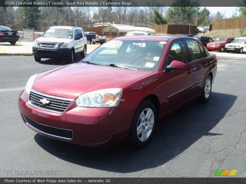 Sport Red Metallic / Cashmere Beige 2006 Chevrolet Malibu LT Sedan