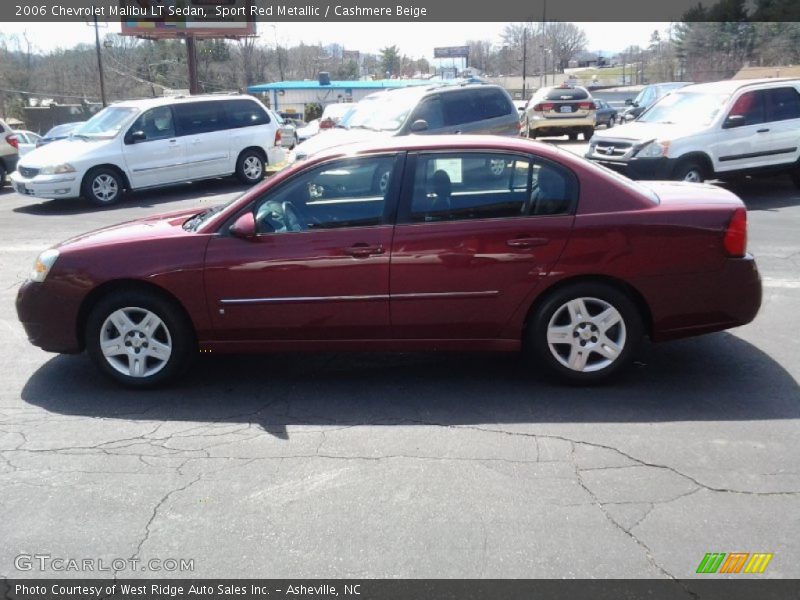 Sport Red Metallic / Cashmere Beige 2006 Chevrolet Malibu LT Sedan