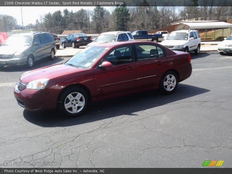 Sport Red Metallic / Cashmere Beige 2006 Chevrolet Malibu LT Sedan