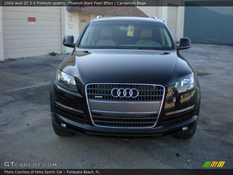 Phantom Black Pearl Effect / Cardamom Beige 2009 Audi Q7 3.6 Premium quattro